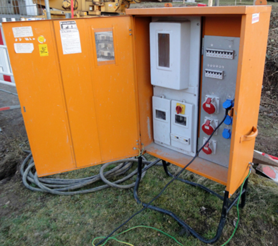 Baustromkasten bei Elektro Wargin GmbH in Darmstadt